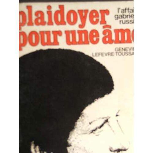 Plaidoyer Pour Une Âme