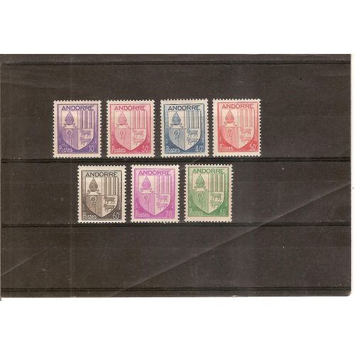 Andorre - Armoiries - Timbres Neufs***