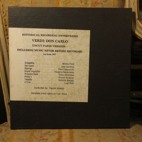 Giuseppe Verdi Don Carlo Abbado Freni Carreras Scala 1977