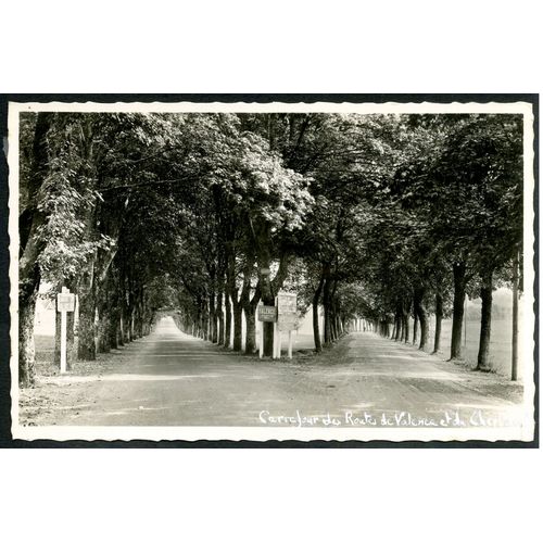 Carte Postale Saint-Agrève, Ardèche, Carrefour Des Routes De Valence Et Du Cheylard, 1941