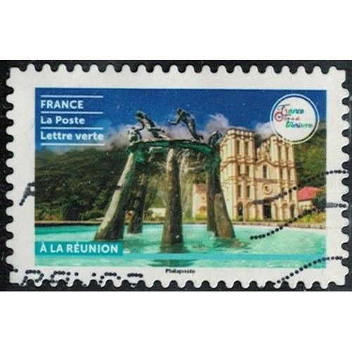 France 2024 Oblitéré Used Terre De Tourisme Fontaines À La Réunion Su