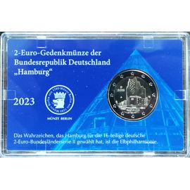 Coincard 2 Euro - Hamburg Philharmonie De Elbe - Allemagne 2023 Coin Card