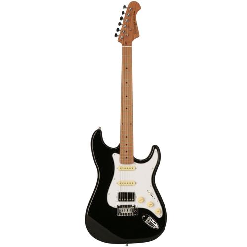 Fazley Sunset Series Dawn Hss Black Guitare Électrique Avec Housse