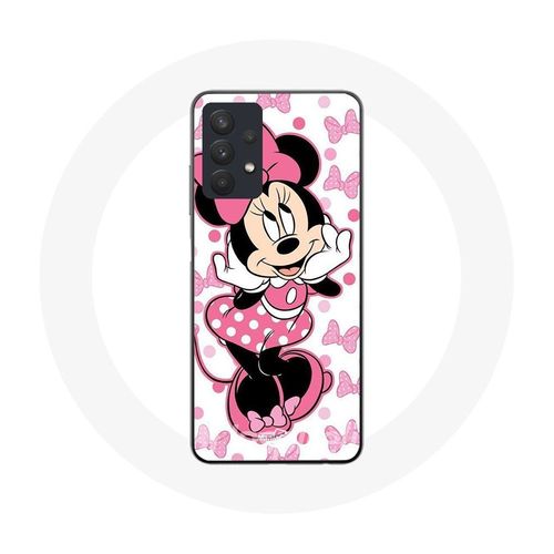 Coque Pour Samsung Galaxy A32 5g Minnie Mouse Dessin Animé Mignon Rose