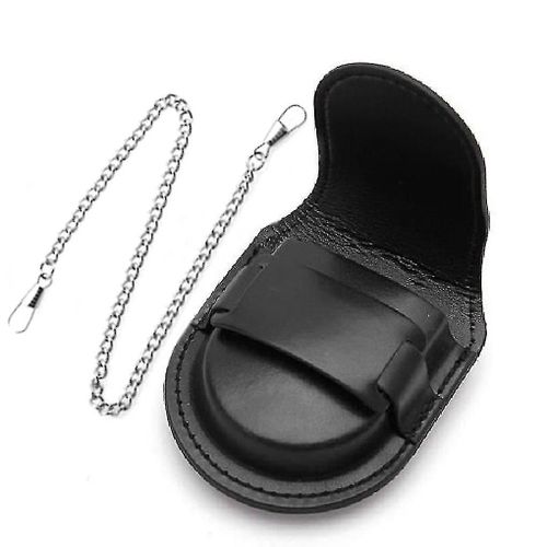 Housse En Cuir Vintage Classic Pocketed Watch Box Chain Pocket Watch Rangement