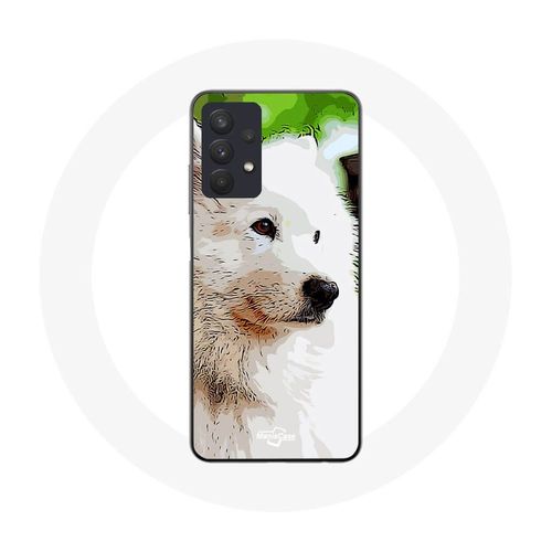 Coque Samsung Galaxy A32 4g Chien Samoyède Blanc