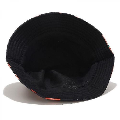 Wekity Unisex Print Double Side-Wear Reversible Bucket Hat (Hatm018)