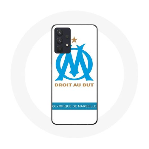 Coque Samsung Galaxy A32 4g Logo Om Olympique De Marseille Blanc Fond