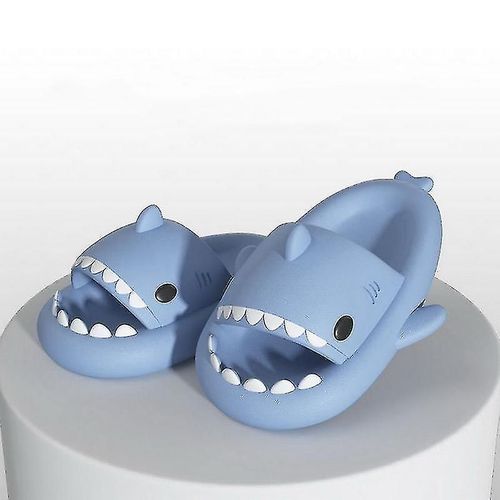 2022 Shark Slippers Douche Antidérapante Chaussons De Salle De Bain Sandales Douces D¿Été Pour Homme Femmes