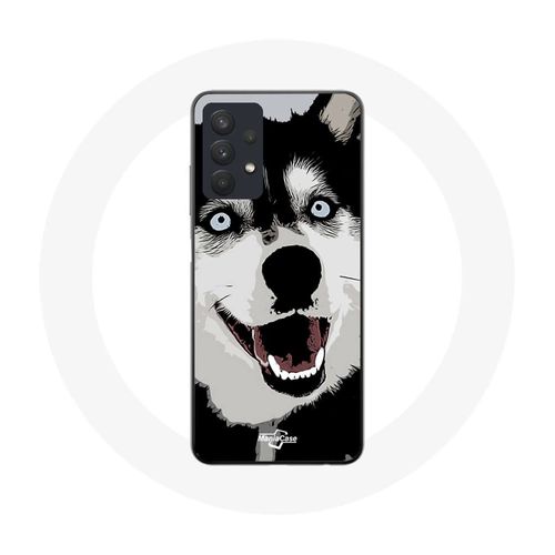 Coque Samsung Galaxy A32 4g Husky De Sibérie Yeux Bleus