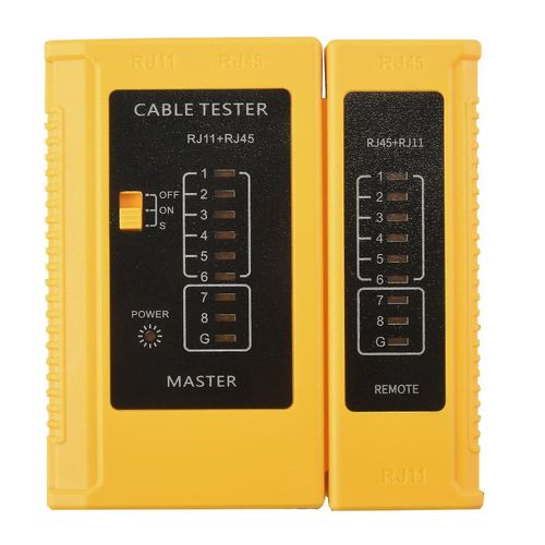 Testeur de câble réseau Outil de test Rj45 Rj11 Rj12 Cat5 Cat6 UTP Testeur de câble Ethernet USB Lan Wire (batt
