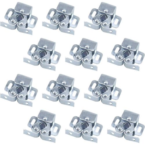 12pcs Loquet avec double rouleau pour porte battante d¿armoire
