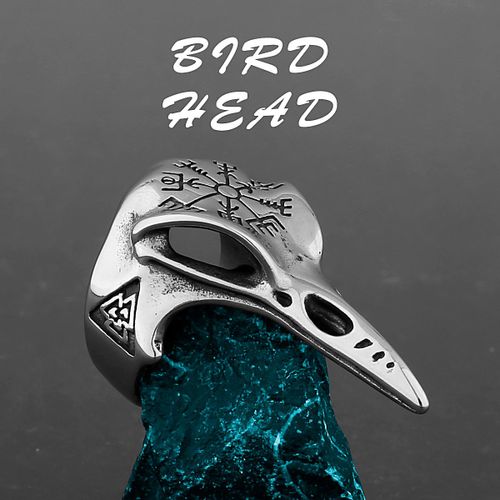 Bague En Acier Titane Pour Homme, Éléphant, Lion, Tigre, Léopard, Loup, Chien, Dragon, Oiseau, Serpent, Vache, Mouton, Punk, Hip Hop, Bijoux En Gros