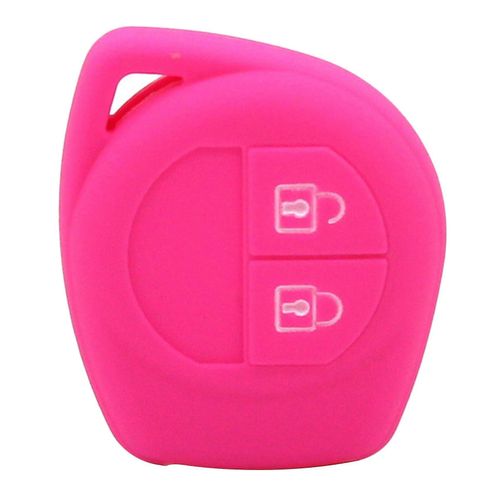 Couvercle De Clé De Voiture En Silicone Pour Sx4 Swift Vitara Liana Celerio Jimny Key Case Alarm, Rouge