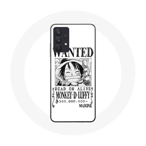 Coque Samsung Galaxy A32 4g One Piece Manga Affiche De Recherche Blanche