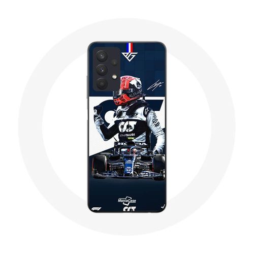 Coque Samsung Galaxy A32 4g Formule 1 Max Verstappen Pilote Automobile F1 Bleu