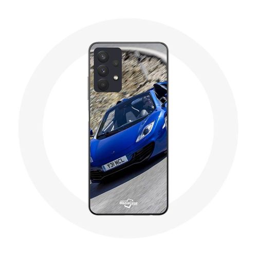Coque Samsung Galaxy A32 4g Formule 1 Mclaren Voiture Bleu
