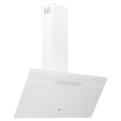 Hotte murale 90 cm acier et verre trempé blanc Helloshop26 02_0005847