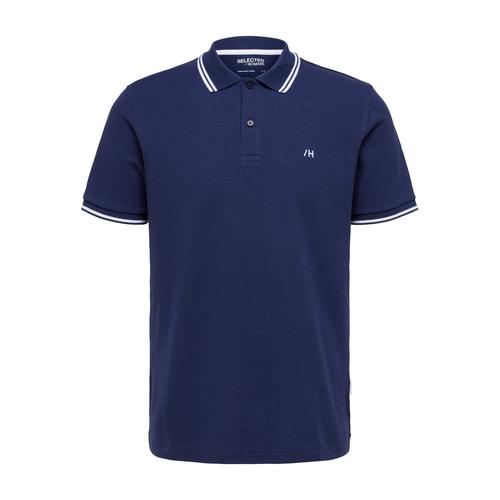 Selected Dante Sport Polo Bleu