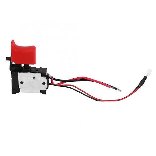 Noir réglable Cw / ccw Interrupteur de déclenchement de perceuse électrique 7.2v-24v Commutateur CC
