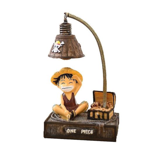 Luffy One Piece Small Night Light Lamp Anime Garage Kits Resin Craft Ornement