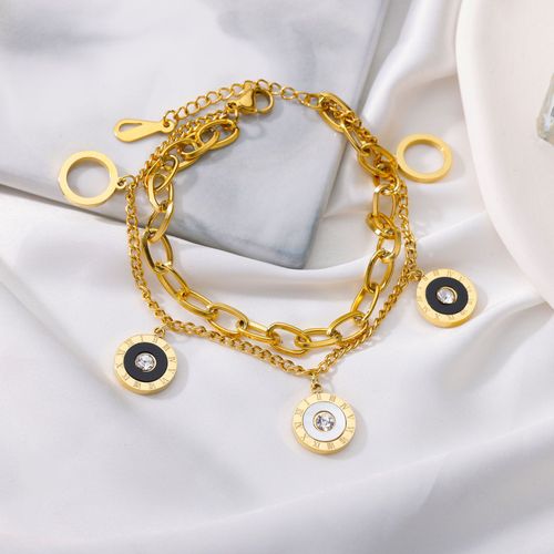 Bracelets Multicouches En Acier Inoxydable Pour Femme, Perle, Papillon, Charme, Optique Haut De Gamme, Bijoux, Cadeau, Mode, Nouveau
