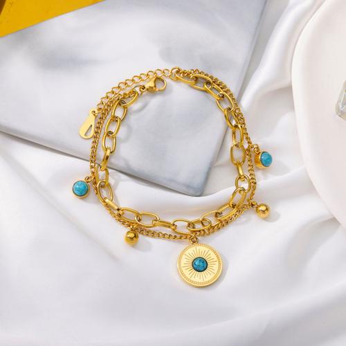 Bracelets Multicouches En Acier Inoxydable Pour Femme, Perle, Papillon, Charme, Optique Haut De Gamme, Bijoux, Cadeau, Mode, Nouveau