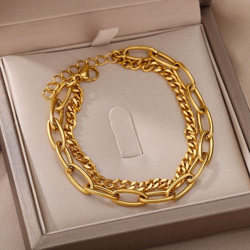 Bracelets Multicouches En Acier Inoxydable Pour Femme, Perle, Papillon, Charme, Optique Haut De Gamme, Bijoux, Cadeau, Mode, Nouveau