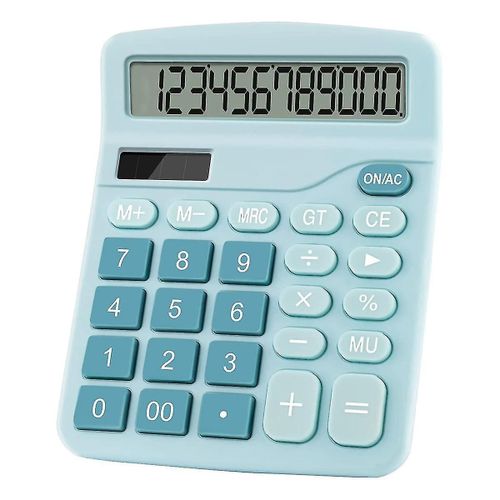 Calculatrice électronique à 12 chiffres Calculatrice solaire Calculatrice Office Financial Basic Desk Calculator-b