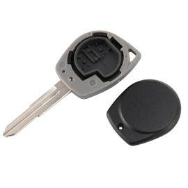 Porte-Clés À Distance Non Coupé À 2 Boutons Pour Ignis Alto Sx4 Agila Noir