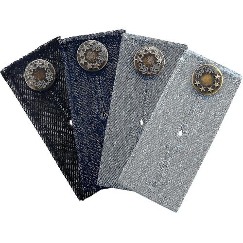 4pcs Waistband Extenders Adjustable Waist Extenders, Jeans Extenders With Button For Pregnancy Women Men Jeans Pants Favors