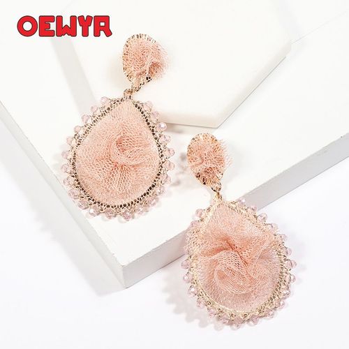 Za-Boucles D'oreilles Bohème En Fil De Fleur Pour Femme, Coquillage, Bijoux Ethniques, Pétale Coloré, Mode Coréenne, Été 2019