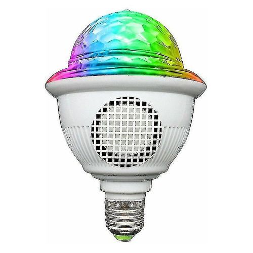 Disco Ball Light Avec Télécommande 16.4ft E26 / E27 Screw Socket Bluetooth Haut-Parleur Sound Activated Rgb Disco Party Rorate Ampoule Pour Party Birthda