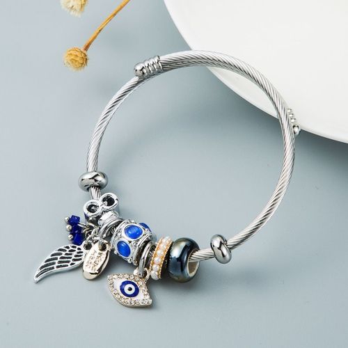 Bracelet En Métal Pour Femme, Mauvais ¿Il, Papillon, Amour, Eau Verte, Bracelets De Luxe, Cadeau De Noël, Accessoires De Bijoux, Nouveau