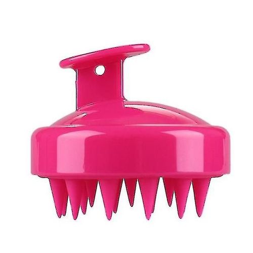 Scalp Masseur Peigne Lavage De Cheveux Tête Massage Brosse Bain Douche Outil De Nettoyage Rose 