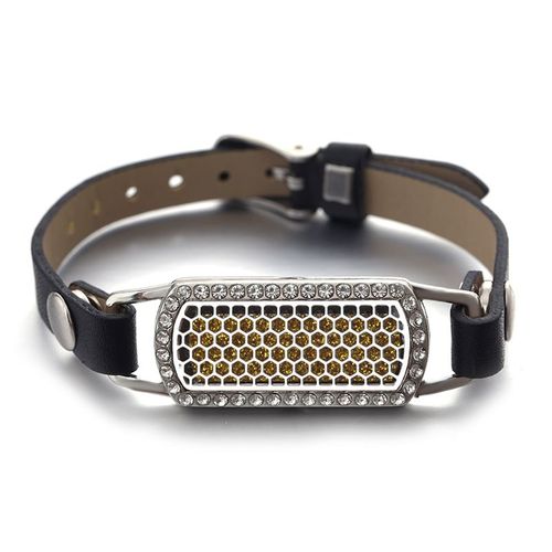 Bracelets En Cuir Rectangulaires En Acier Inoxydable Rose Doré, Bijoux D'arôme Multi-Styles, Parfum, Huile Essentielle, Médaillon Magnétique