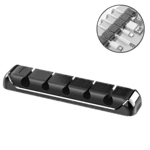 Support d¿organisateur de câble 5 emplacements De bureau Cordon Fil Clips Keeper Pour Organiser Câble USB / Cordon d¿alimentation / fil Bureau à domicile et voiture