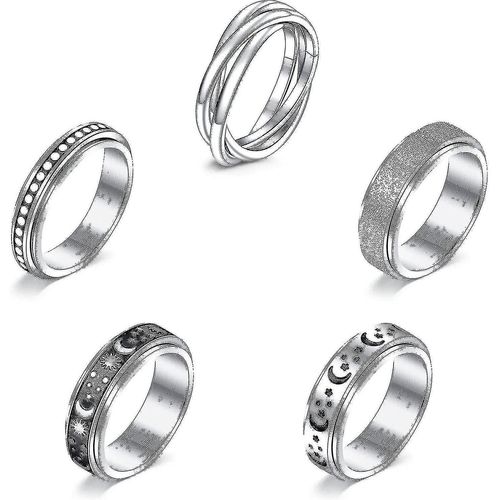 Bagues Fidget Anneaux Anxiété Pour Femmes Bague Spinner Pour Anxiété Fidget Anxiété Bague Fidget Bague Spinner Bague