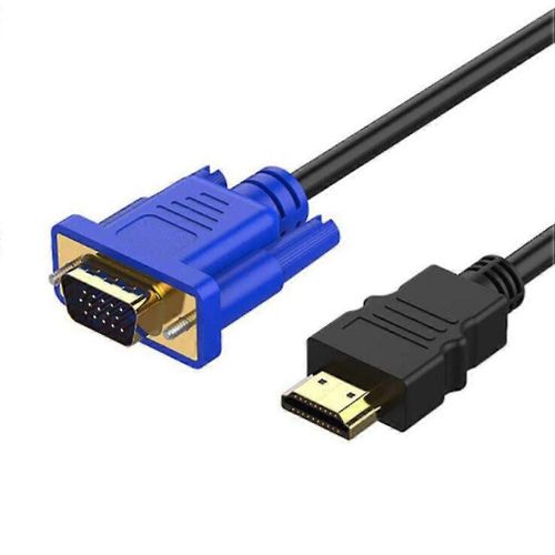 Hdmi To Vga Câble HDMI vers Vga 1.8m Hd HdTV pour héberger un câble de connexion vidéo