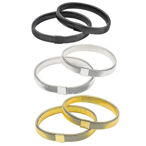 Brassards De Jarretière De Chemise Extensibles En Métal Pour Porte-Manches De Chemise Pour Hommes