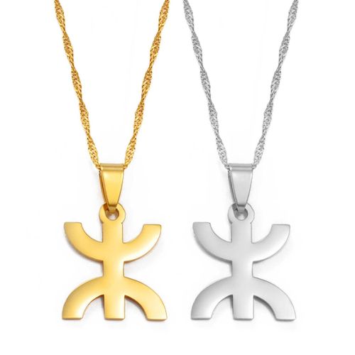 Pendentif Symbole Berbère Africain Collier Bijoux De Style Berbère Africain