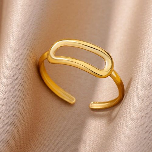 Bagues En Acier Inoxydable Pour Femmes Et Hommes, Bague En Métal, Cadeau De Bijoux De Doigt Féminin, Ensembles De Bijoux, Livraison Gratuite, 2023