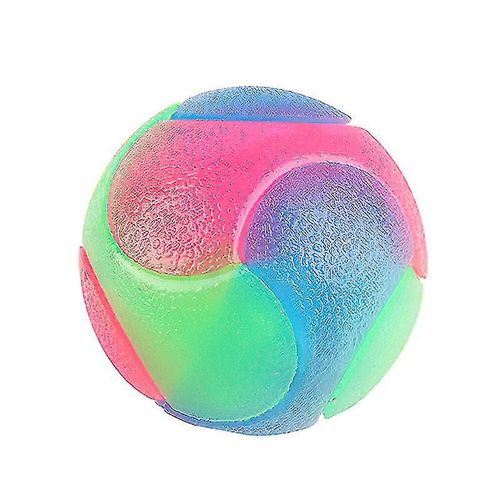 2 Pack Dog Ball Flash Glowing Dog Ball Boule Rebondissante Chien Rebondissant Flash Play Ball Jumping Dog Ball