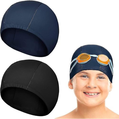 2 Pièces Bonnet De Bain Pour Enfants Bonnets De Bain Unisexe Bonnet De Bain Imperméable À L¿Eau Bonnet De Bain
