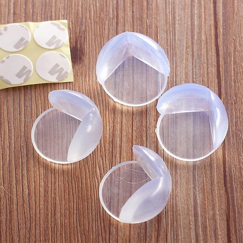 10 Pcs Protecteurs D¿Angle De Sécurité Gardes Protecteurs De Bord Coins D¿Épreuvage De Bébé Avec Ruban Adhésif Soft Table Corner