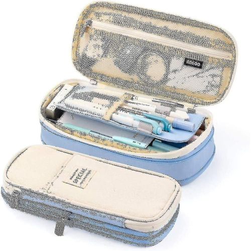 Grande Capacité Crayon Pen Case Grand Sac De Rangement Pochette Porte Boîte