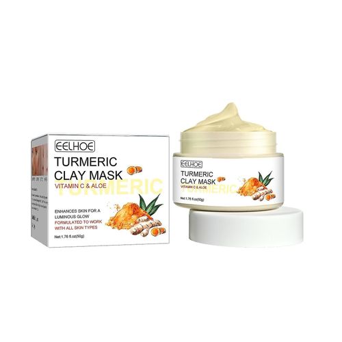 Curcuma Mud Mask Facial Special Rejuvenation Deep Cleansing Clean Pox Hydratant Illuminer La Peau Rétrécir Les Pores