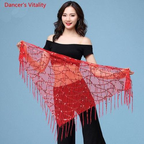 Écharpe Indienne De Hanche Pour Femmes,Costumes,Ceinture De Danse Du Ventre À Paillettes Et Pampilles,11 Sortes De Couleurs