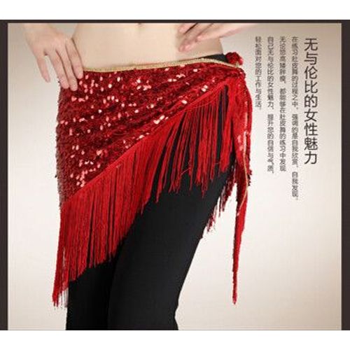 Ceinture De Danse Du Ventre Pour Filles,Écharpe De Hanche De Danse Du Ventre,Gland Sexy,Paillettes,Vêtements De Danse Du Ventre Pour Femmes