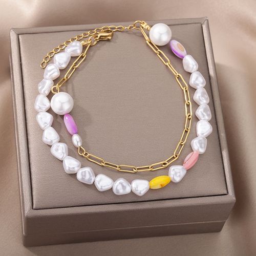 Bracelet Mauvais ¿Il Bleu De Fatima Turquie, Bijoux Faits À La Main, Mille Yeux, Perles En Résine, Élastique